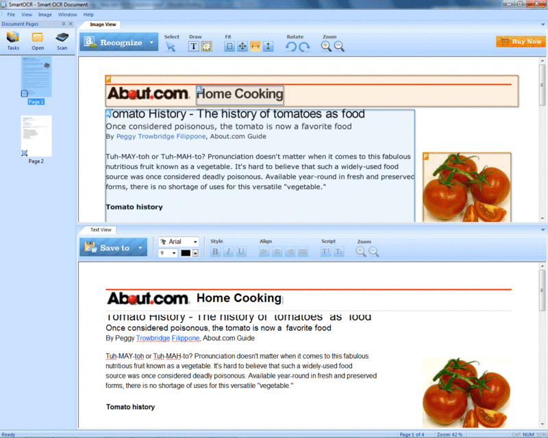 Smart OCR SDK Screenshot